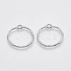 Alloy Open Back Bezel Pendants PALLOY-S121-82C-P-2