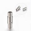 Tarnish Resistant DIY Stainless Steel Locking Tube Magnetic Clasps X-STAS-H019-1-2