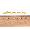 Brass Ends with Chain KK-D378-09G-01-3