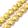 Electroplate Glass Beads Strands X-EGLA-H109-03-1