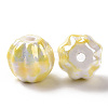 Handmade Pearlized Porcelain Beads PORC-G010-02A-2