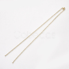 304 Stainless Steel Cable Chain Necklace Making STAS-T040-PJ209-2-54-3