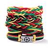 Leather Cord Bracelets Set for Men Women BJEW-C005-02C-2