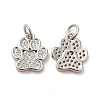 Rack Plating Brass Micro Pave Cubic Zirconia Charms X-KK-F851-07P-1