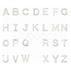 Tarnish Resistant 201 Stainless Steel Letter Charms STAS-S036-M-2