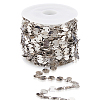 6M Brass Flat Round Link Chains CHC-HS0001-01P-1