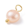 Natural Cultured Freshwater Pearl Charms PALLOY-JF01098-02-4