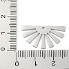 Non-Tarnish 304 Stainless Steel Pendants STAS-B056-17P-02-3