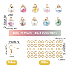 Ocean Theme Pendant Earrings DIY Making Kit DIY-SC0017-81A-2
