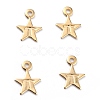 Brass Charms KK-O131-10G-1