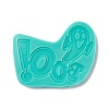 DIY Word BOO Food Grade Silicone Molds DIY-G057-A15-2