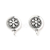 Rack Plating Alloy Stud Earring Findings PALLOY-K256-29AS-1