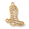 201 Stainless Steel Pendants STAS-R136-21G-1