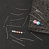 Tarnish Resistant 304 Stainless Steel Ball Head pins STAS-N017-02-35mm-4