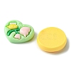20Pcs 4 Styles Opaque Flower Resin Cabochons RESI-FS0001-55-2