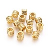 Tibetan Style European Beads GLF11489Y-NF-2