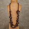 Bohemian Style Natural Coconut Beaded Double Layer Necklaces for Women FS-WGFADBE-03-1