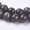 Natural Ice Obsidian Bead Strands G-E468-D01-3