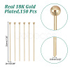 150Pcs Brass Ball Head Pins KK-GO0001-48-2