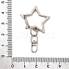 Alloy Swivel Clasps AL-CBAAE66-02P-3