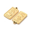 304 Stainless Steel Pendants STAS-L022-210G-2