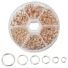1 Box Iron Open Jump Rings Set IFIN-YW0001-44RG-1