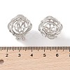 925 Sterling Silver Micro Pave Cubic Zirconia Earring Settings Findings STER-B003-25P-3