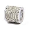 11M Polyester Braided Cord with Cotton Core & Metallic Thread OCOR-Z006-01-30-2