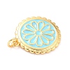Real 18K Gold Plated Brass Pendants KK-L206-013G-03-4