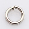 Tarnish Resistant 304 Stainless Steel Open Jump Rings STAS-E067-08-9mm-1