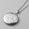 304 Stainless Steel Photo Locket Necklace NJEW-WH0016-10-1