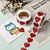 Heart Shaped Stickers Roll X-DIY-K027-A05-5