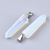 Opalite Point Pendants G-R220-34S-2