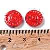 Spray Painted Alloy Bead PALLOY-H134-49-3