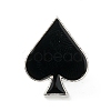 Playing Card Enamel Pin JEWB-I017-01F-P-1