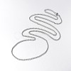 Iron Twisted Chain Necklaces NJEW-JN01046-02-1