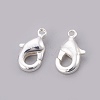 Brass Lobster Claw Clasps X-KK-T014-121S-2