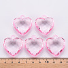 Transparent Acrylic Pendants TACR-T024-03B-903-4