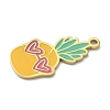 304 Stainless Steel Fruit Enamel Pendants STAS-G362-04G-08-2