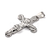 Non-Tarnish 304 Stainless Steel Pendants STAS-Z080-15P-2