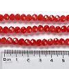 Baking Paint Imitation Jade Glass Bead Strands DGLA-A034-J6MM-A32-5