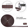 Flat PU Imitation Leather Cord LC-WH0006-05D-01-2