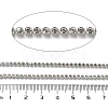 Iron Rhinestone Glass Cup Chain CH-U001-01X-3
