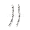 Brass Connector Charms KK-C005-16P-2