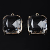 Transparent Glass Pendants GLAA-Q088-020-3