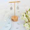 Anti-Tarnish 3 Pairs Rhodium Plated 925 Sterling Silver Earring Hooks STER-BBC0006-71-4