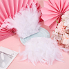 Rooster Feather Trim Clothing Cuffs Decoration LS-AJEW-WH0696-197B-4