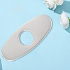 Oval Stainless Steel Faucet Hole Covers STAS-WH20001-18A-P01-7