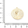 Brass Micro Pave Clear Cubic Zirconia Pendants KK-CBA3EDE-06G-A-3