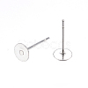 Non-Tarnish 304 Stainless Steel Stud Earring Findings A-STAS-D448-088P-5mm-2